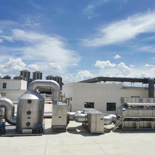 PP除尘脱硫过滤洗涤净化塔喷淋塔酸碱废气处理成套设备厂家