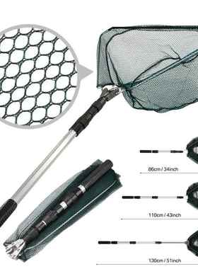 Fishing Landing Net Aluminum Alloy Durable Telescoping Exten