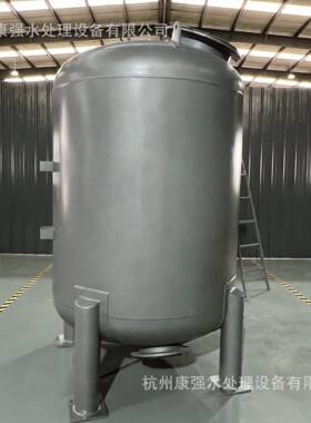 【银灰色面漆】碳钢衬胶 304材质六爪式上、下布水器 砂滤 碳滤
