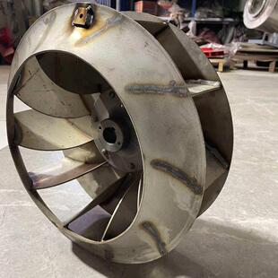 4-72不锈钢离心风机叶轮叶轮耐高温防腐蚀离心叶轮风轮扇叶可定做