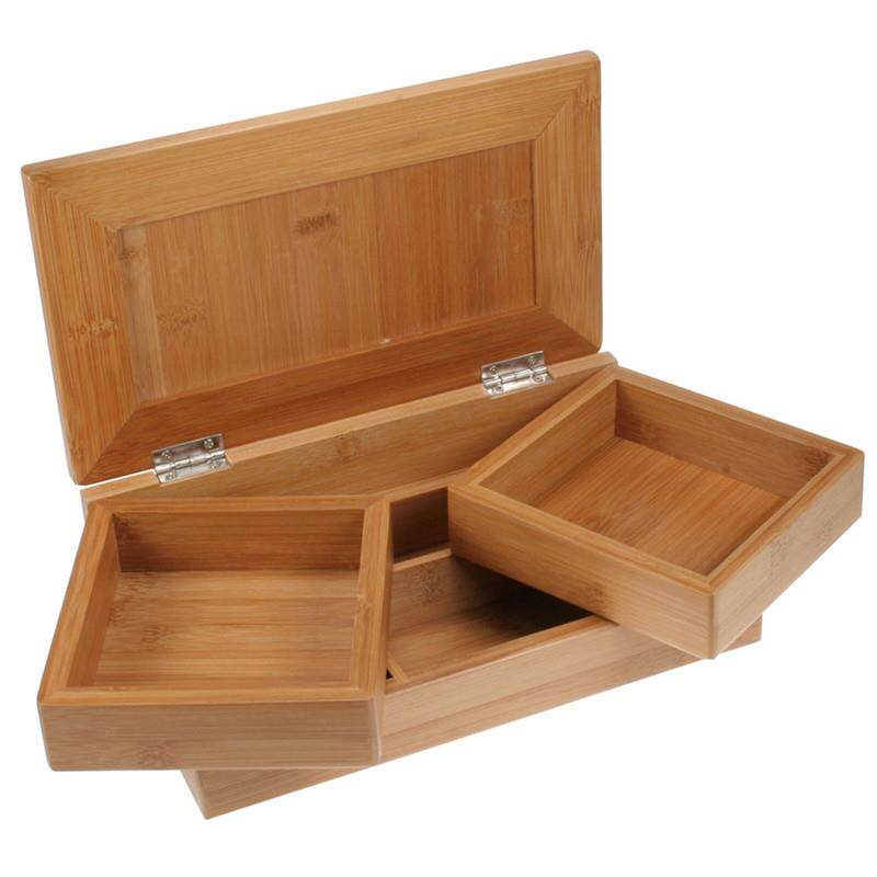 竹制品 竹茶叶盒 家居竹盒 竹制办公收纳用品 厨具收纳盒