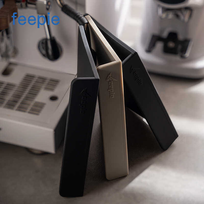 feepie防滑硅胶咖啡压粉垫意式咖啡手柄垫吧台粉锤直角桌面防滑垫