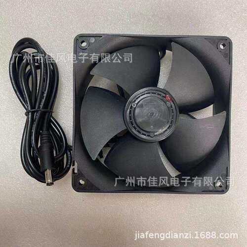 暴力风扇12038散热扇大风量12V 5.8A滚珠风扇机箱服务器风扇