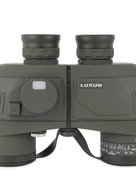 UXUN航L海罗盘望远镜高倍高清夜防微水10X50带罗盘LX-W1050光视测