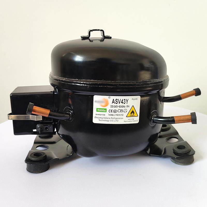适用于阿斯贝拉压缩机QD43 QD53 QD65 ASV43Y R600a制冷剂小冰箱