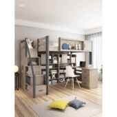 双层床上下铺交错式 A1带 小户高低床多型功能组书合上床下桌BCJ68