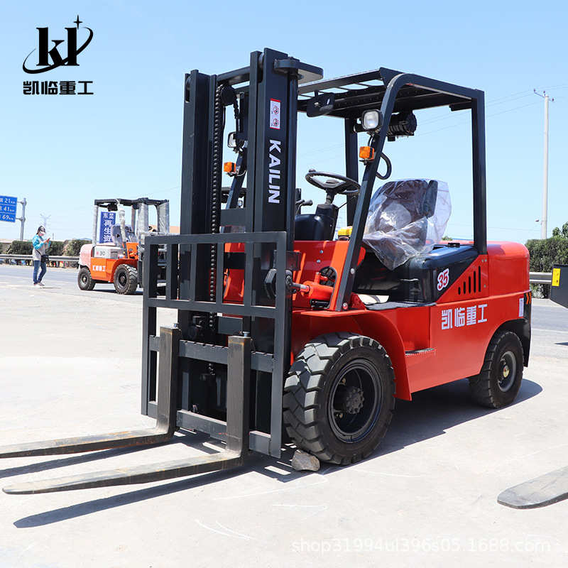 全新柴油叉车3吨3.5吨原厂四驱越野叉车5吨 液压内燃式叉车2吨4吨