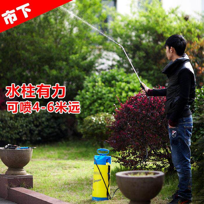 市下牌8L洗车器手动气压式喷水壶喷雾器洒水喷壶高压洗车器喷雾壶