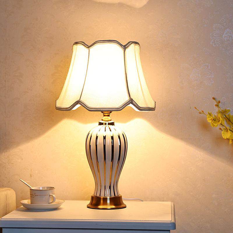 美式复古卧室床头台灯客厅书房简约现代轻奢温馨触摸调光主卧装饰