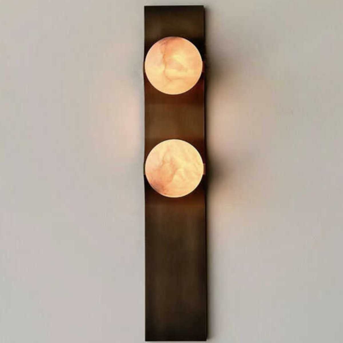 卧室客厅床头走廊酒店壁灯天然云石氛围中古设计师复古样板间