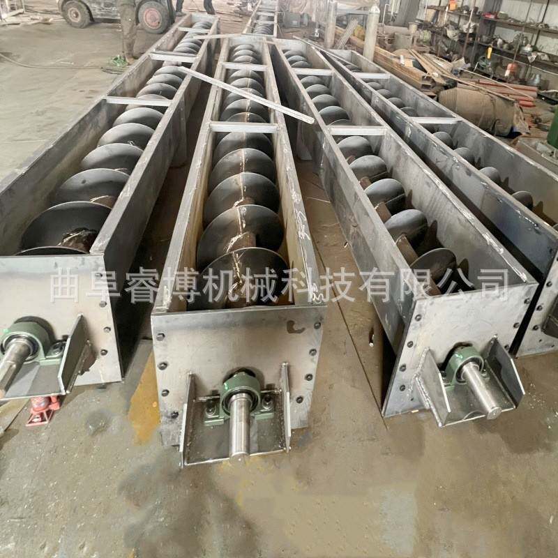 颗粒装卸提升机不锈钢垂直倾斜绞龙睿博物料上料机
