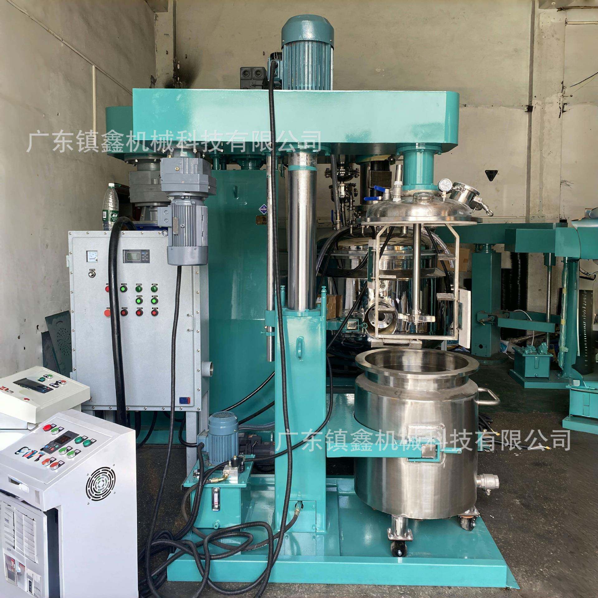 UR胶水真空分散机环氧树脂硅胶真空脱泡机液压升降变频调速搅拌机