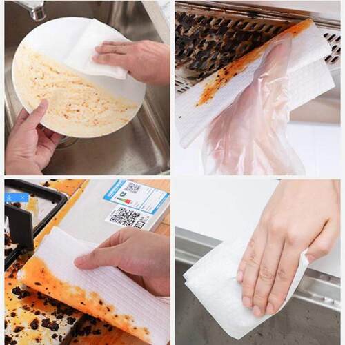 Lazy rag Kitchen paper towels disposable cleaning cloth