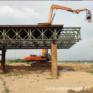 桥梁片片型贝制施工雷平台雷片建筑工程贝定钢桥321 异形贝 雷