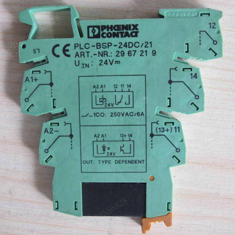 菲尼克斯 PLC-BSP-24DC/21 Ord.-2967219配继电器 NO.2961105