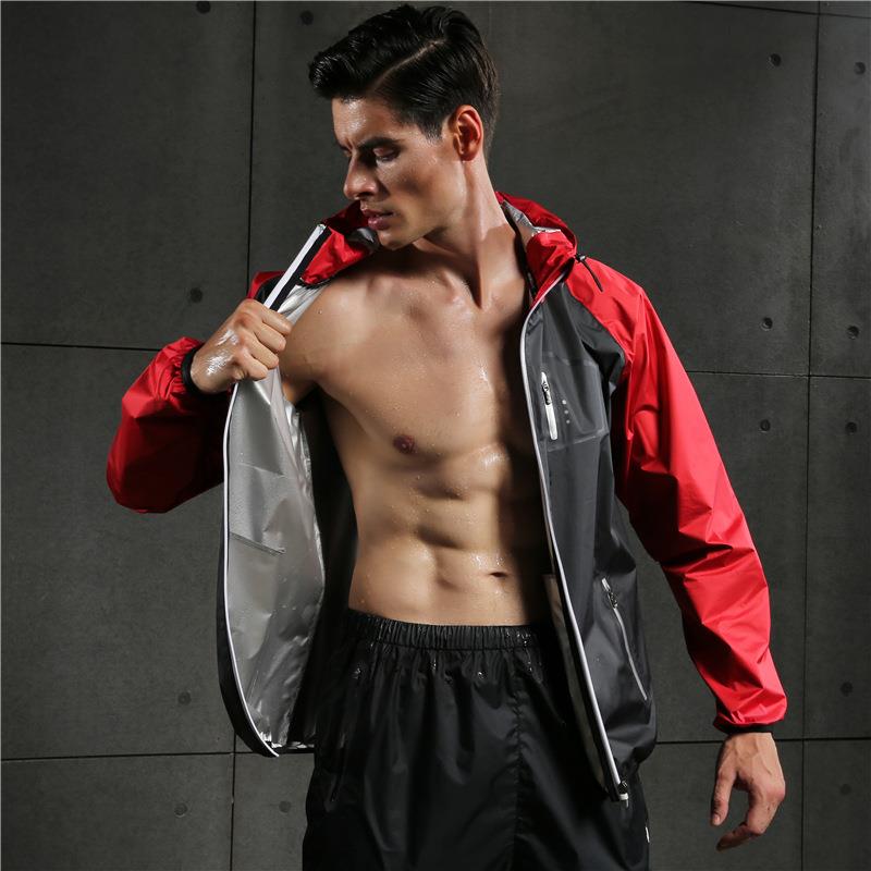 tops suits sauna ski suits sweat training running sweating