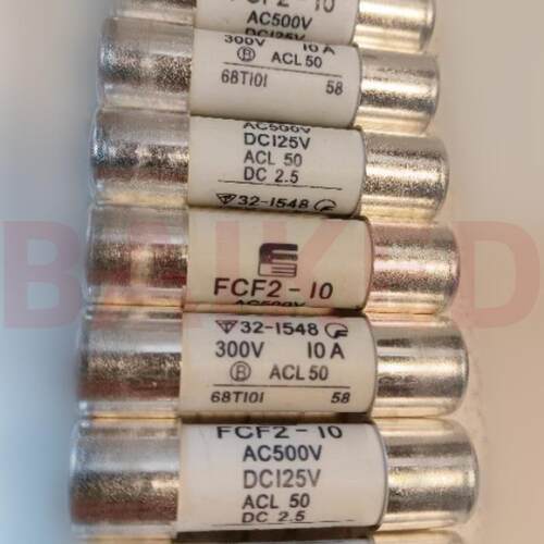 Fuji熔断器 FCF2-10 10A AC500V DC125V ACL50 DC2.5 300V 14*51