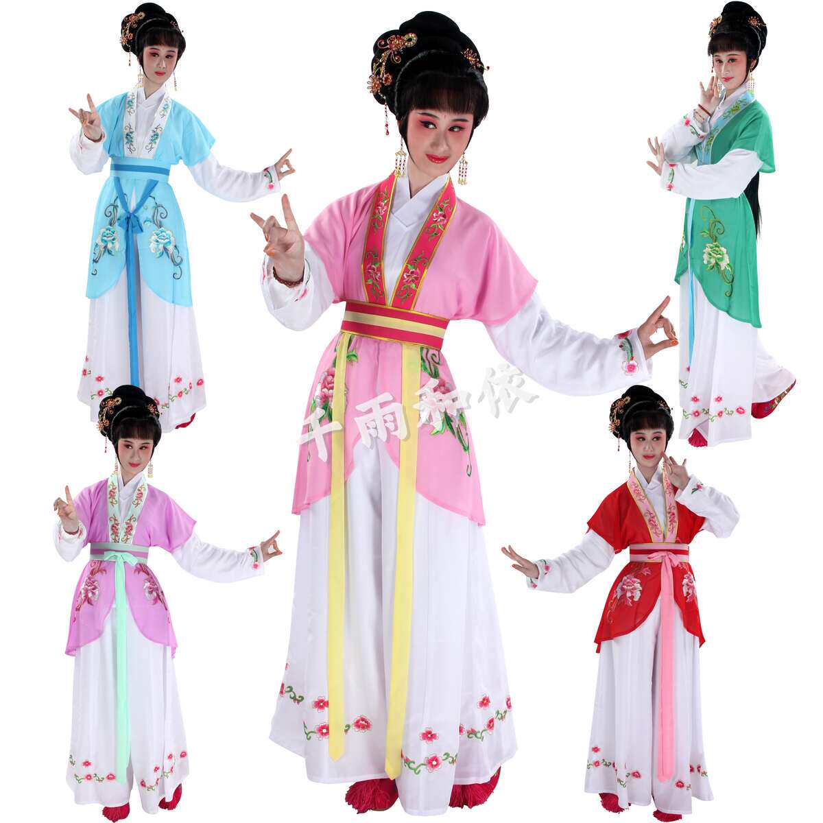 新款越剧花旦戏服小旦马甲坎肩黄梅戏丫头丫环丫鬟戏曲服装707