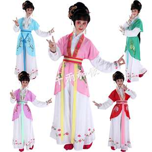 新款越剧花旦戏服小旦马甲坎肩黄梅戏丫头丫环丫鬟戏曲服装707