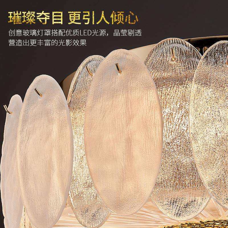 匠舍后现代云彩鸟巢玻璃网红设计客厅卧房书房简欧个性时尚吊灯具