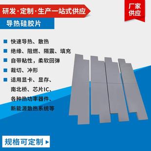 现货导热硅胶片防火阻燃绝缘垫片LED软性蓝色散热导热硅胶垫片