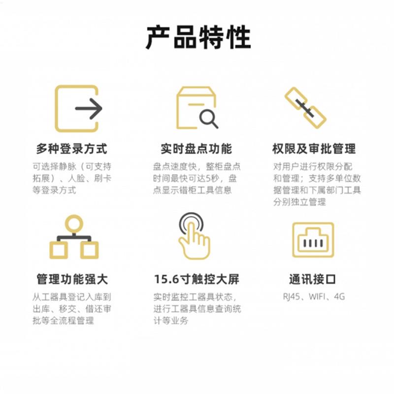 RFID电力智能存取盘点实时监控采购分发检验生命周期管理工器具柜