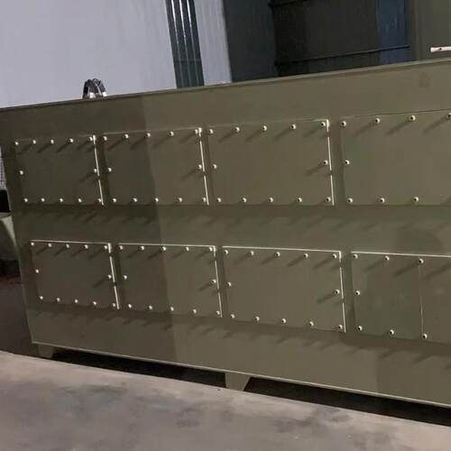 PP活性炭箱喷烤漆废气处理设备二级干式过滤吸附装置排风净化器