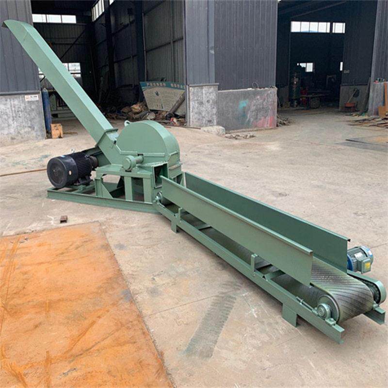 链条进料应杂木削片机 园林树枝木墩破碎机 边角料杂木木屑机