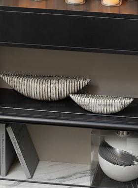 新中式轻奢高级感摆件书房柜子电视柜设计师样板间软装高端装饰品