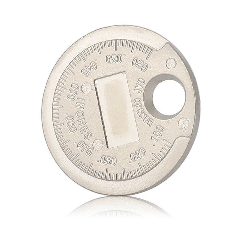 火花塞间隙测量工具 公英制钱币型火星塞量规 INCH
