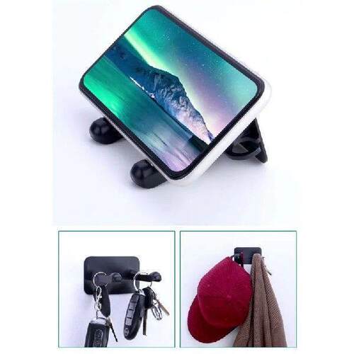 Hair Dryer Holder Plastic Wall Mounted Punch-free