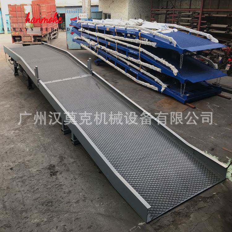 工厂鑫升10吨分体式登车桥折叠款可拆卸移动登车桥一件定制