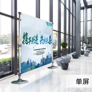 铝合金快速布展快展展架广告屏风背景架展板KT板展示架快展架