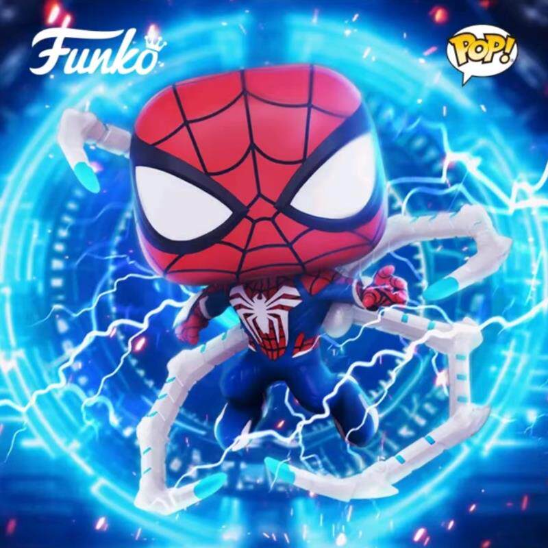 Funko流行游戏外设惊奇蜘蛛侠2数字英里毒液彼得真正的玩具娃娃