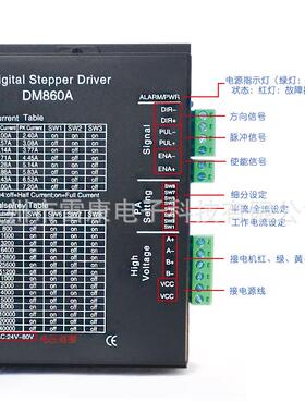 JSS厂家直销86HS156步进电机DM860A2步进驱动器86电机套装马达