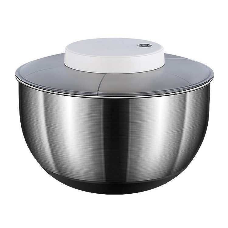 不锈钢电动蔬菜脱水器洗菜器家用果蔬甩干机厨房电动沥水篮,厨房/烹饪用具,手动果蔬脱水器/甩水器,淘宝优惠券,粉丝福利购,淘宝优惠卷