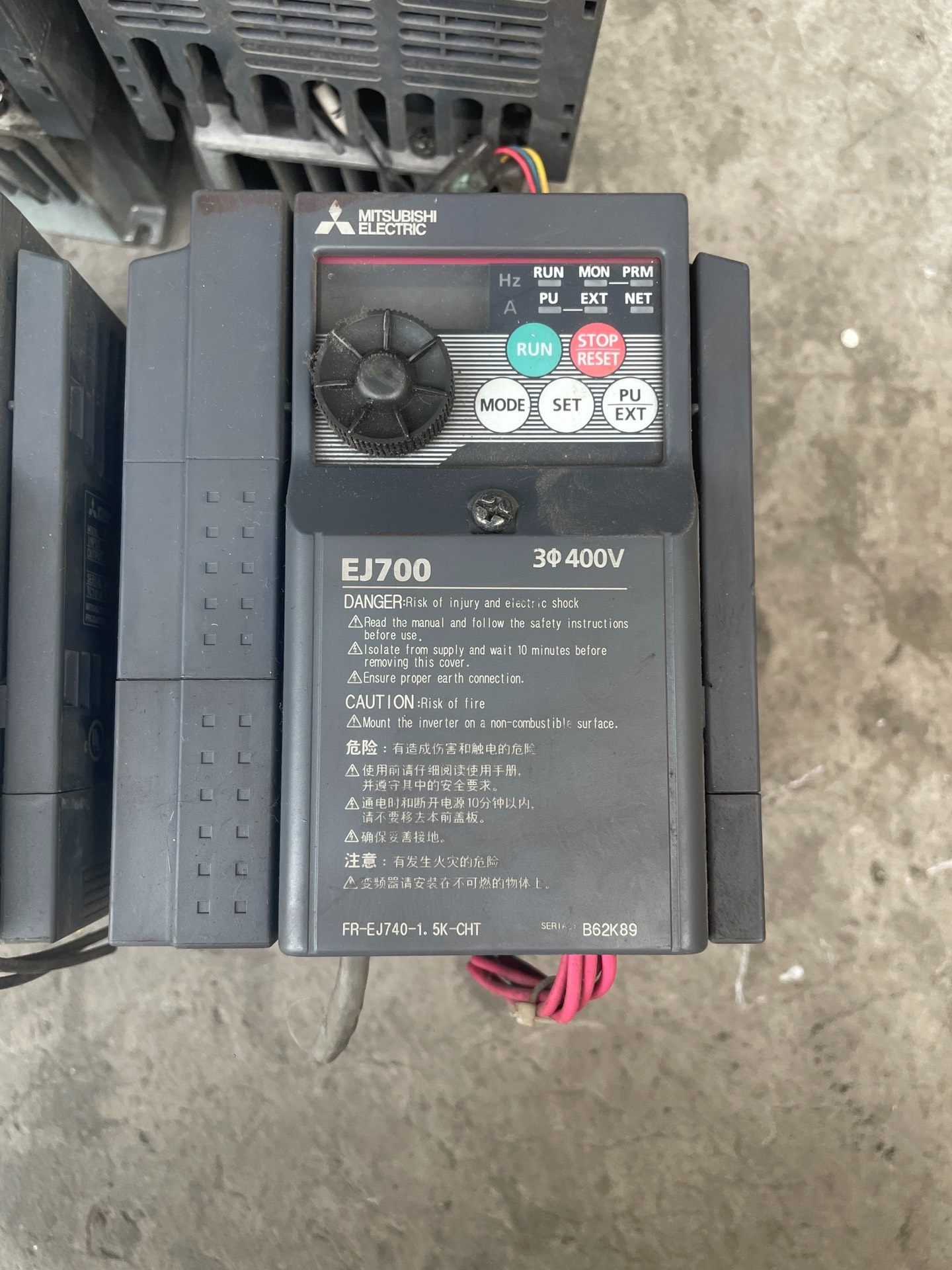 三菱变频器FR-EJ740-1.5K-CHT    1.5K