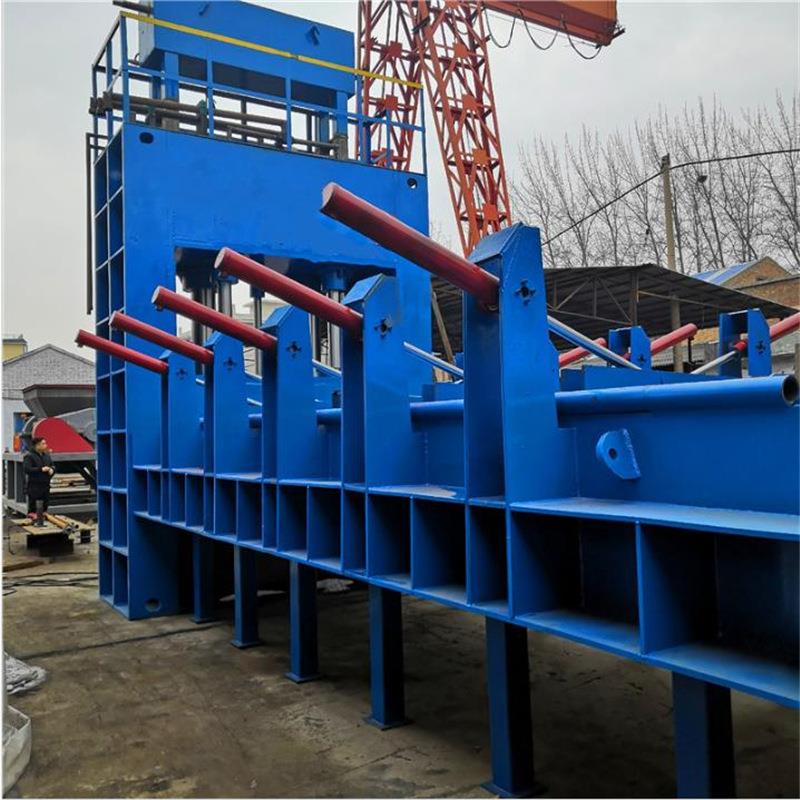 重龙门剪设备龙门型式车钢筋切断龙机液压推800T龙门汽料废铁门剪