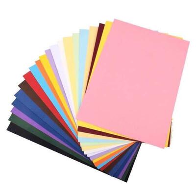 20 color A4 paper color thick handmade large cover cardboard