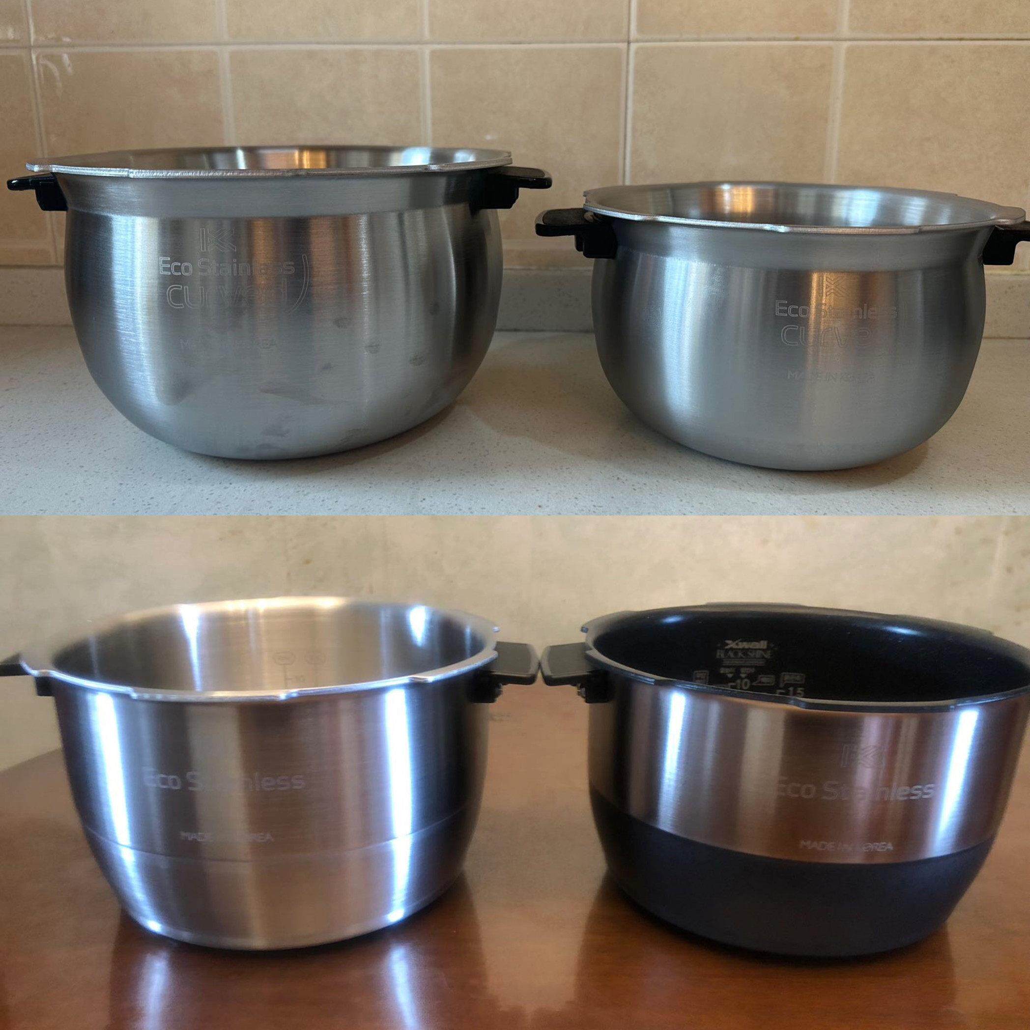 不锈钢无涂层内胆 韩国原装福库 CUCKOO 锅 电饭锅 压力锅5升 3升