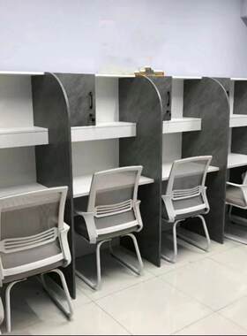 考研自习室单独自习桌学习桌学习室隔断桌厂家移动办公桌