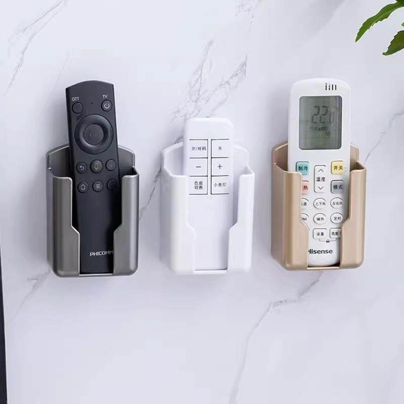 空调电视遥控器收纳盒墙壁挂式挂架物品置物架收纳架盒挂墙放置架