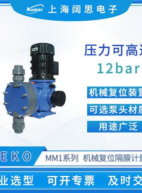 SEKO计量泵MM1系列PVC/316L泵头大流量机械复位隔膜加药泵