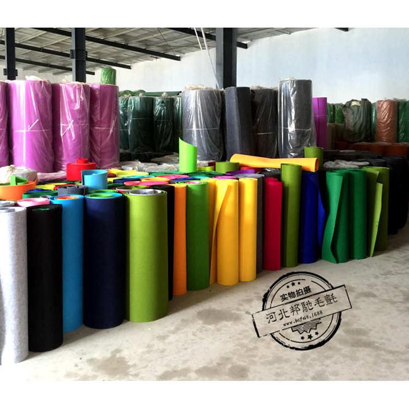 厂家音乐器材吸音板10mm厚 隔音彩色毛毡 阻燃装修毛毡