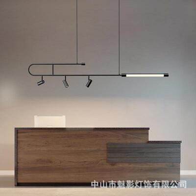 创意设计餐厅岛台台桌简约吊灯商铺前台吧茶MY2211个性色工业风线