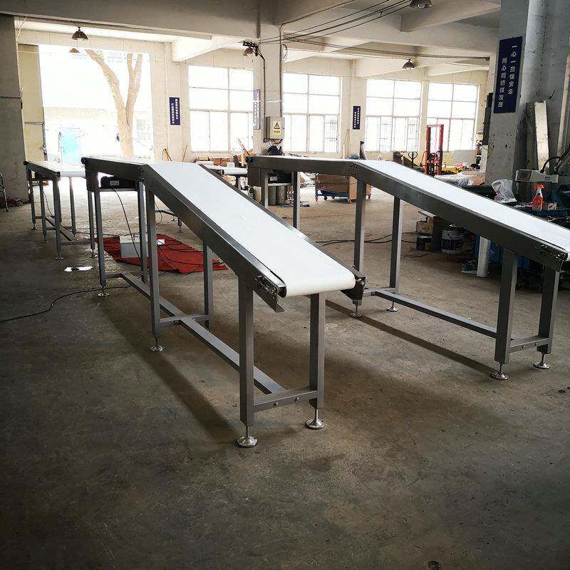厂家直供白色平面小型皮带输送线小型食品输送机自动化输送线