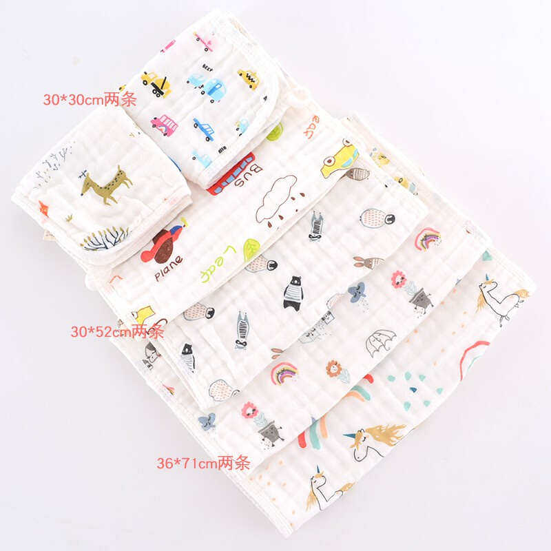 小屁猴婴a儿童纱布毛巾长方形六层纯棉新生大人洗脸澡屁宝宝口,婴童用品,口水巾,淘宝优惠券,粉丝福利购,淘宝优惠卷