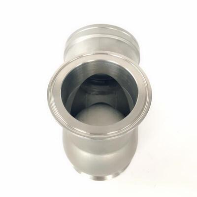 2寸DN50304材质污水球形止回阀/快装滚球止回阀/快装球形止回阀