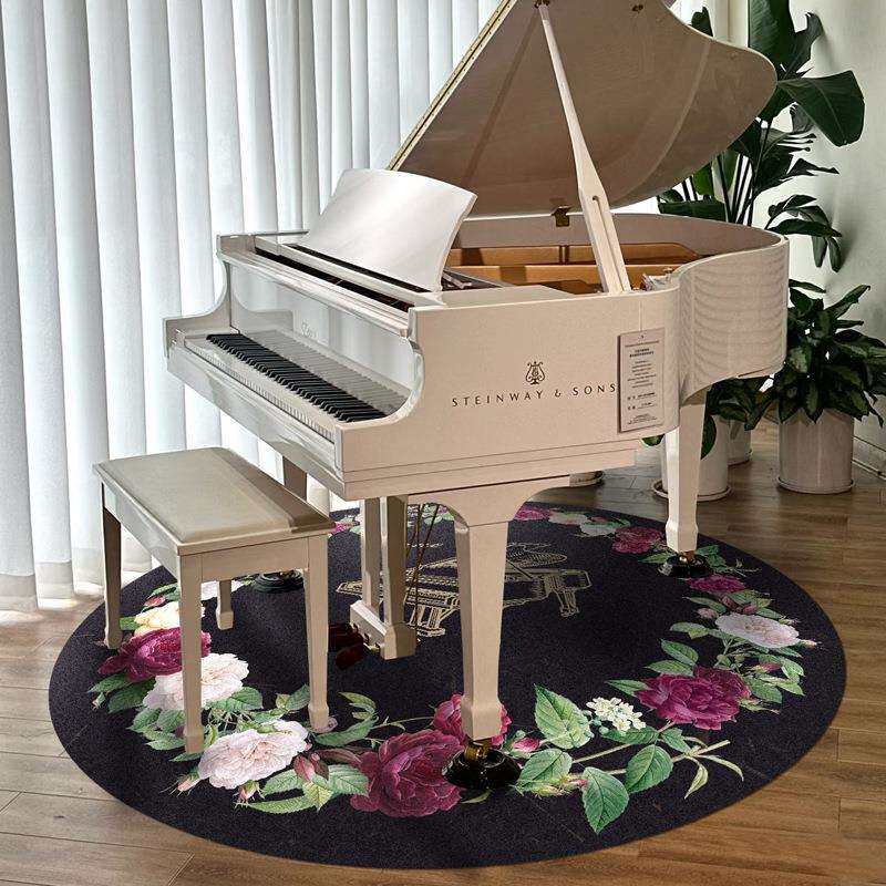 捷成加厚钢琴毯隔音电地子琴凳子地钢专用琴地垫减震隔音地12.TR-