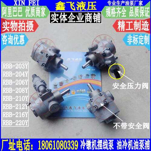 RBB2-003YRBB-24YRBB无品牌/-206YRBB-08Y摆线齿轮油泵2冷镦机油